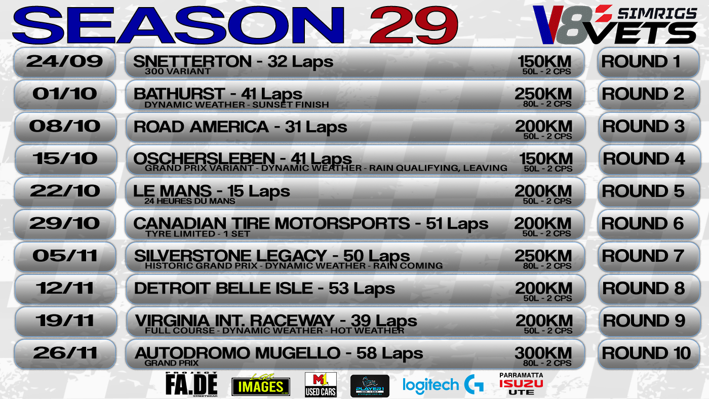 Season calendar