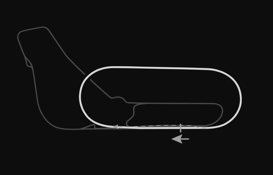 Oval - Right turning